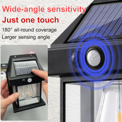Solar lamp tungsten wall lamp