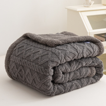 Popular jacquard taffeta blanket