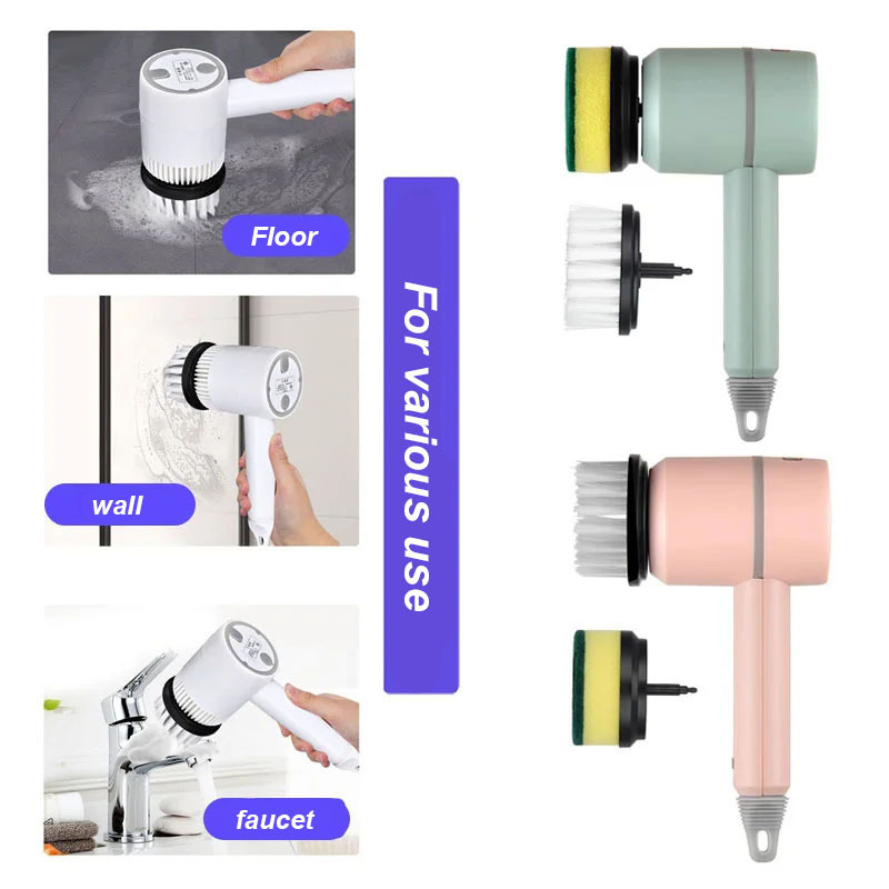 Multifunctional electric cleaning brush