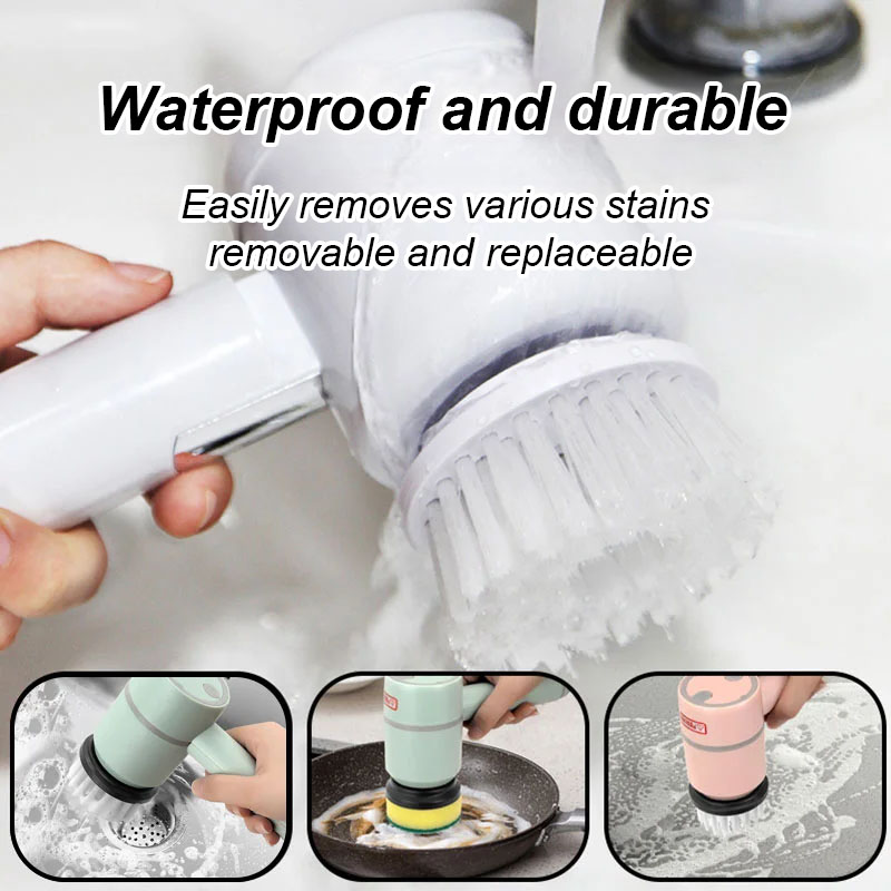 Multifunctional electric cleaning brush