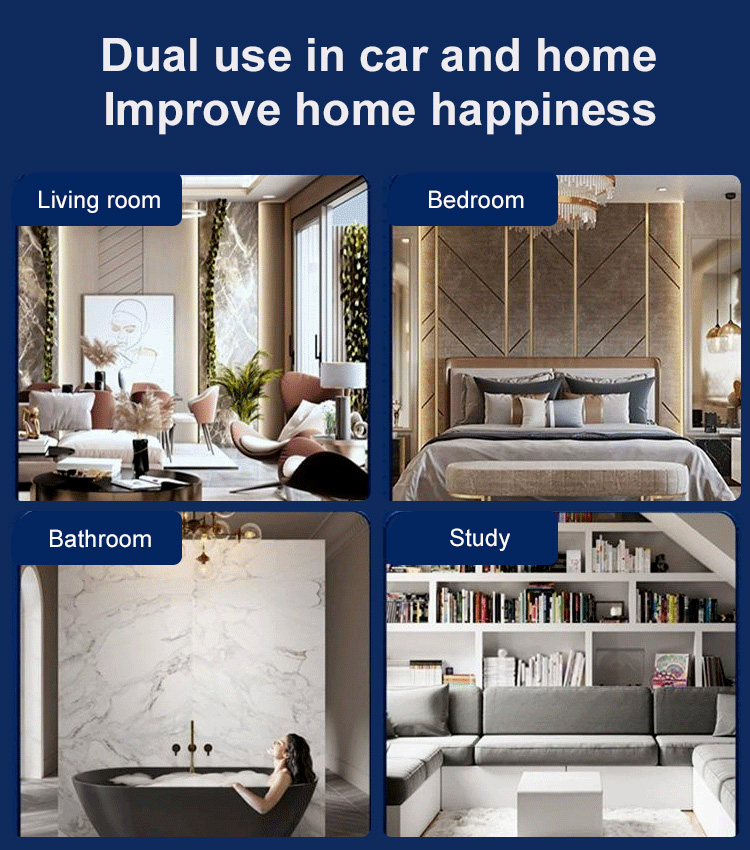 [With Starry Sky Lid]AI Nano Mist Intelligent Car Aromatherapy Device