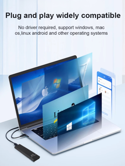 16TB Type-C Portable SSD: Universal for All Devices, 1GB/s Read Speed, Stable Storage Without Lag