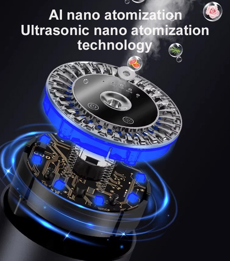 [With Starry Sky Lid]AI Nano Mist Intelligent Car Aromatherapy Device