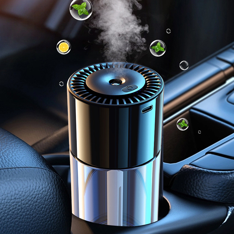 [With Starry Sky Lid]AI Nano Mist Intelligent Car Aromatherapy Device