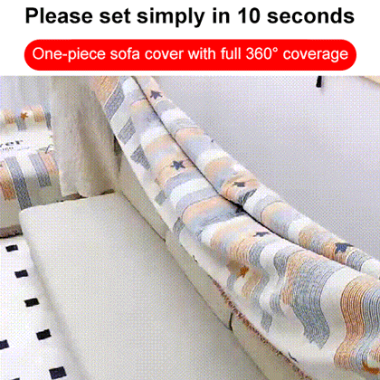 Double-sided chenille sofa towel