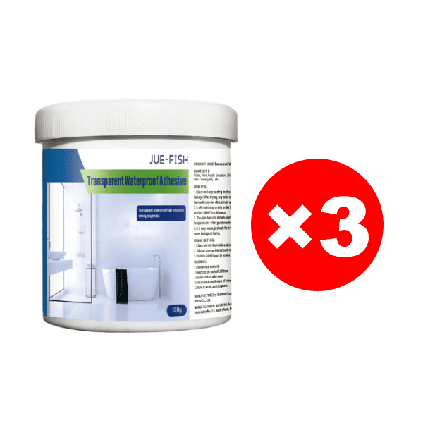 Fish transparent waterproof glue