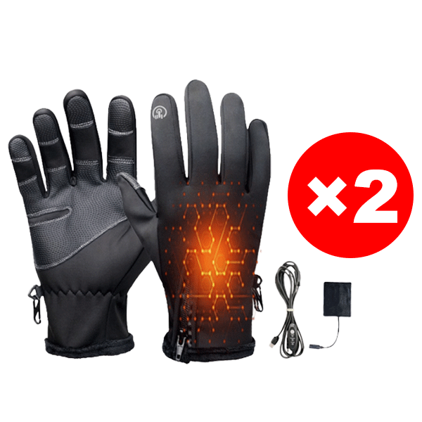 Electric heated men's and women's thermal gloves