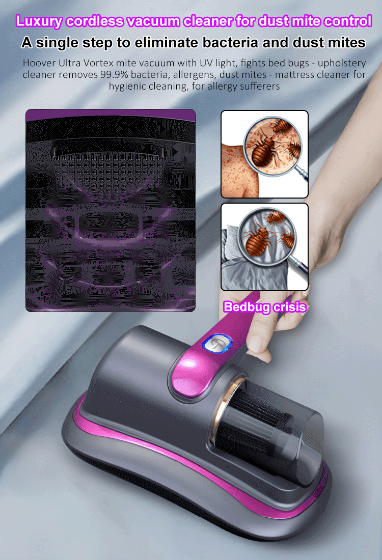 [Deep mite removal] UV sterilization wireless mite removal instrument