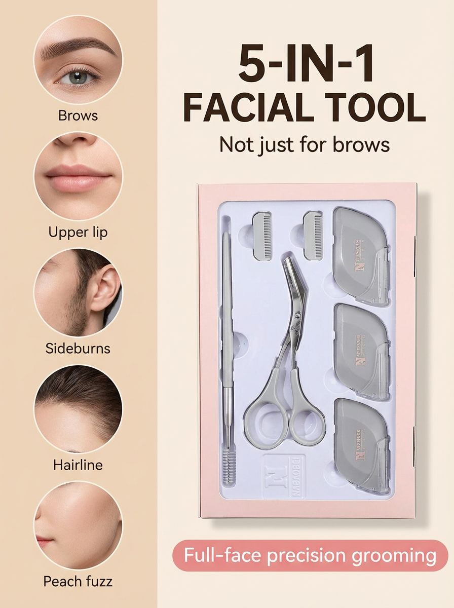 [INS Bestseller] Eyebrow Trimmer and Scissors Set