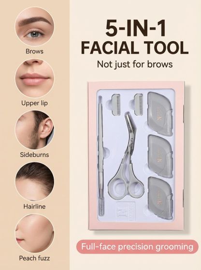 [INS Bestseller] Eyebrow Trimmer and Scissors Set