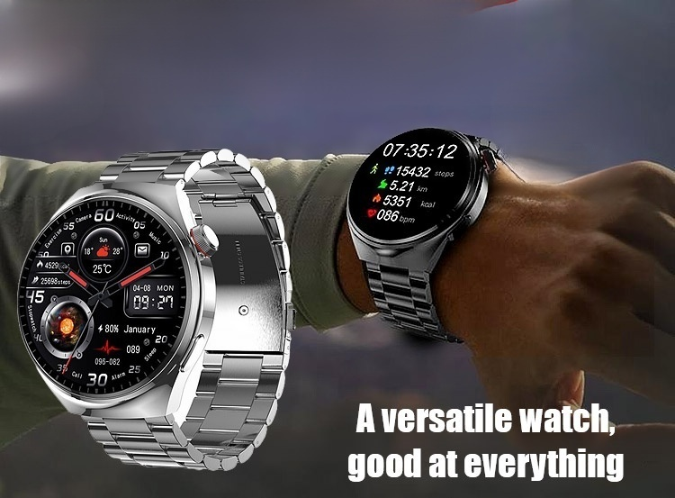 Watch4 Pro Health Monitoring Smartwatch front view
