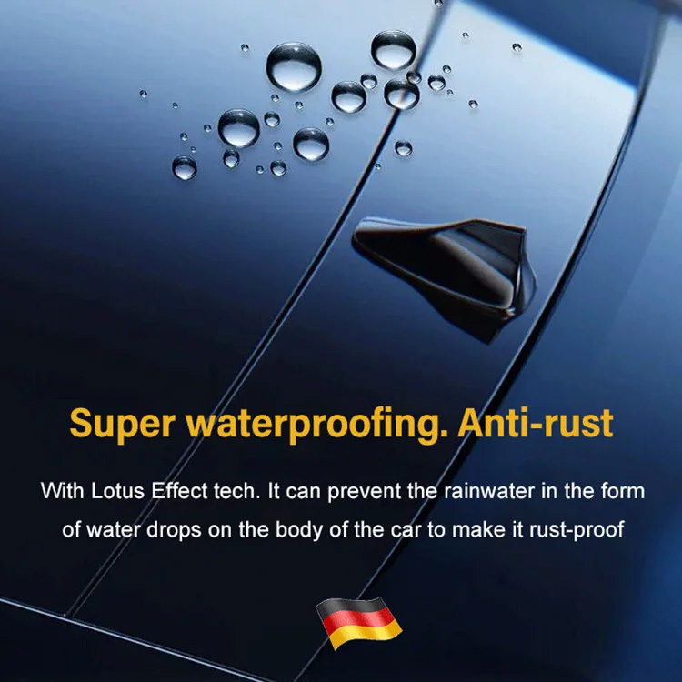 Fast-acting car coating agent