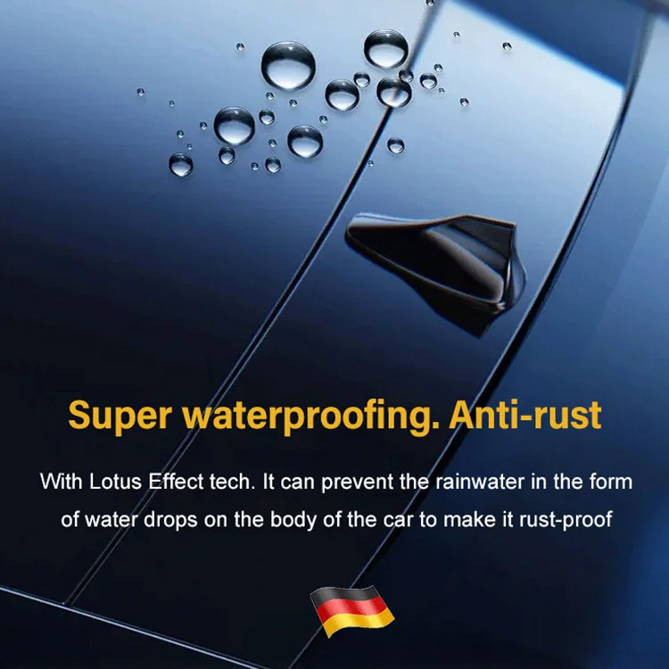 Fast-acting car coating agent