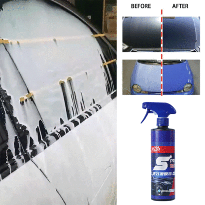 Fast-acting car coating agent