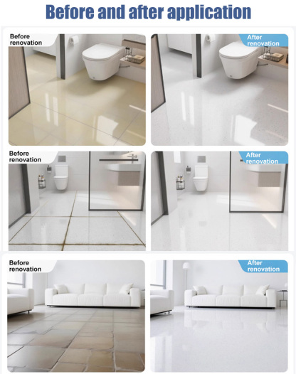 Imitation marble colored sand self-leveling floor paint