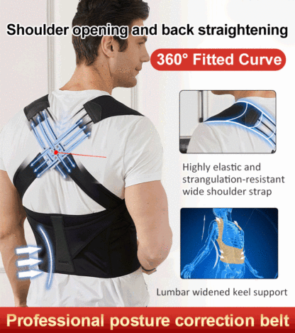 Professional posture correction belt