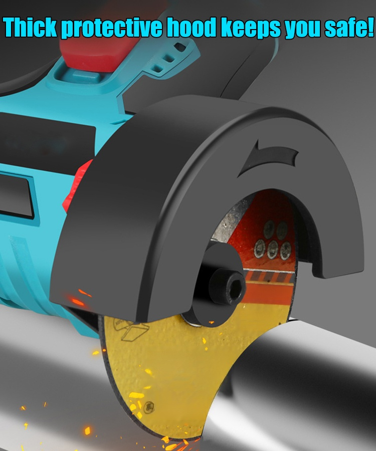 【Lithium battery polishing machine】Mini lithium battery angle grinder