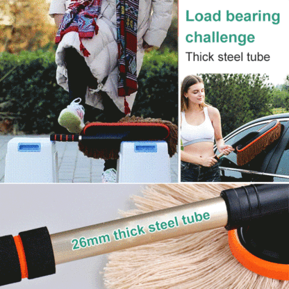 Cotton wax car cleaning mop