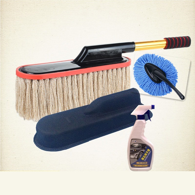 Cotton wax car cleaning mop
