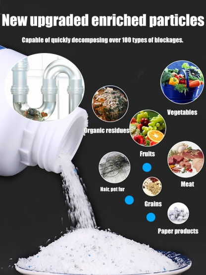 [99.9% Powerful Drain Cleaning Agent]