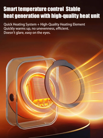 【Warms the entire room】 Flame Mountain Heater