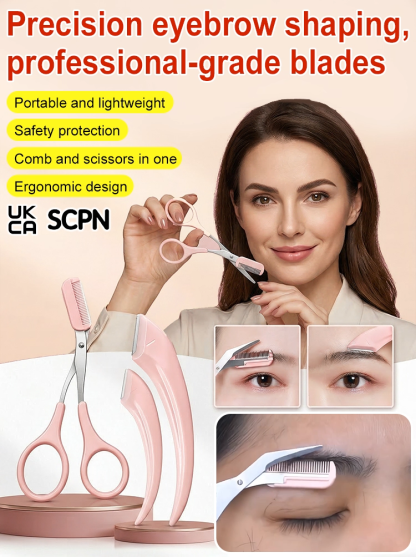 [INS Bestseller] Eyebrow Trimmer and Scissors Set