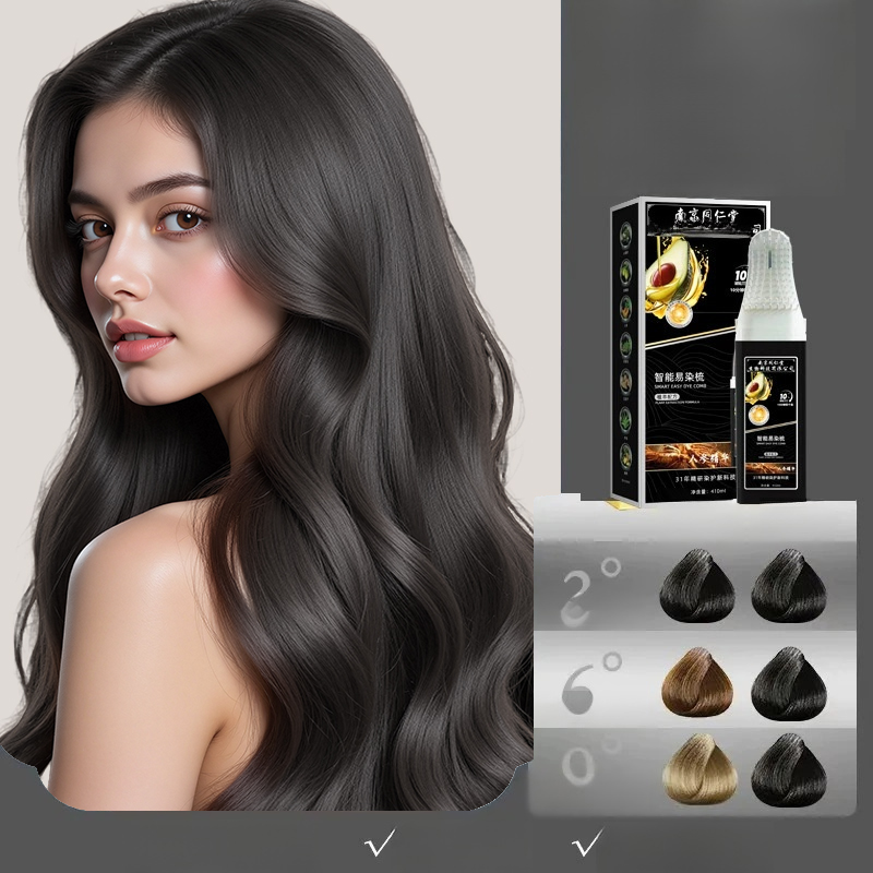 One Comb Black Smart Easy Dye Cream