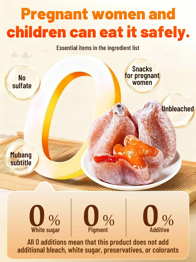 Homemade dried persimmons