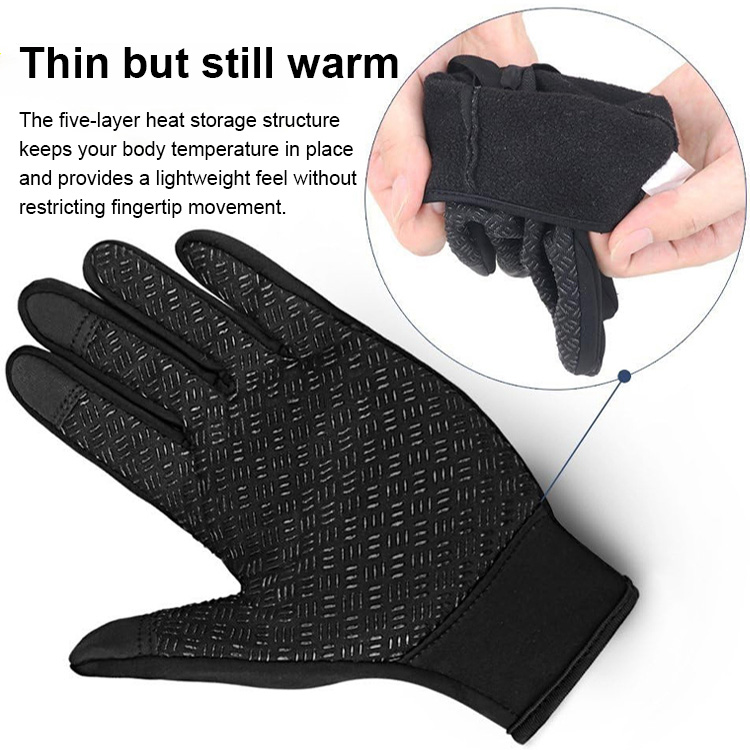 Electric heated men's and women's thermal gloves