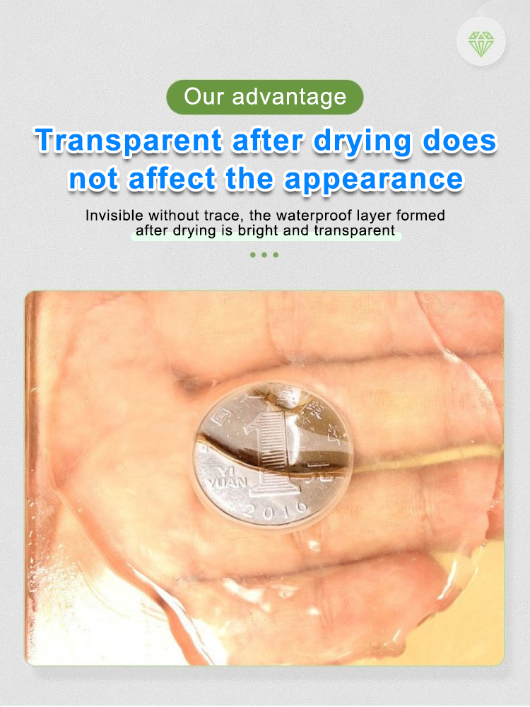 Fish transparent waterproof glue