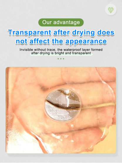 Fish transparent waterproof glue