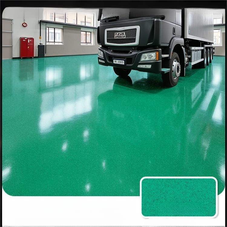 Imitation marble colored sand self-leveling floor paint