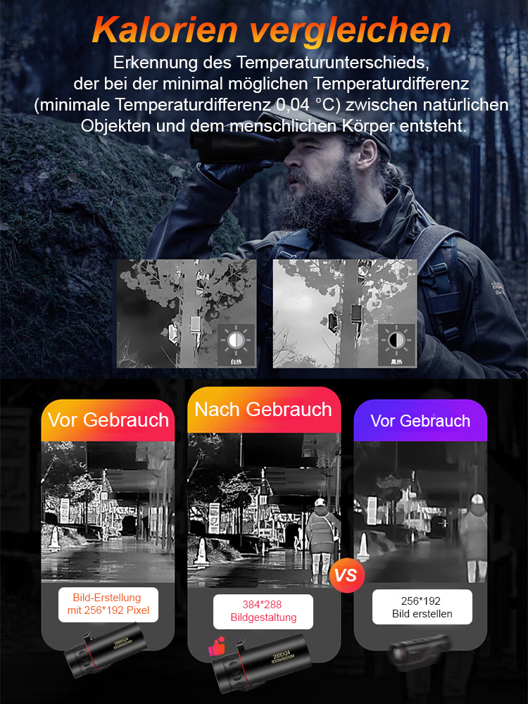 German Tech Wärmebildmonokular Nachtsicht