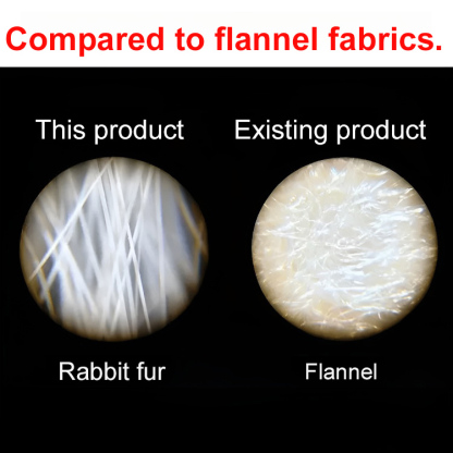 Thick rabbit plush sofa cushion