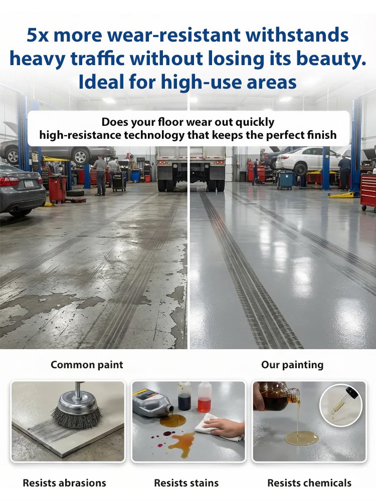 Wear-resistant Non-slip Self-leveling Oil-based Epoxy Floor Paint