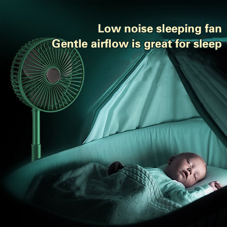 USB rechargeable folding telescopic table fan (last hour, lowest price on all platforms)