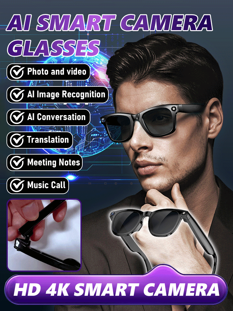 AI smart glasses with camera