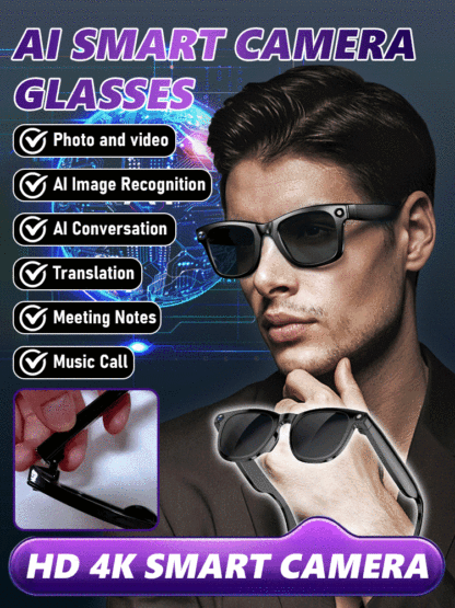 AI smart glasses with camera