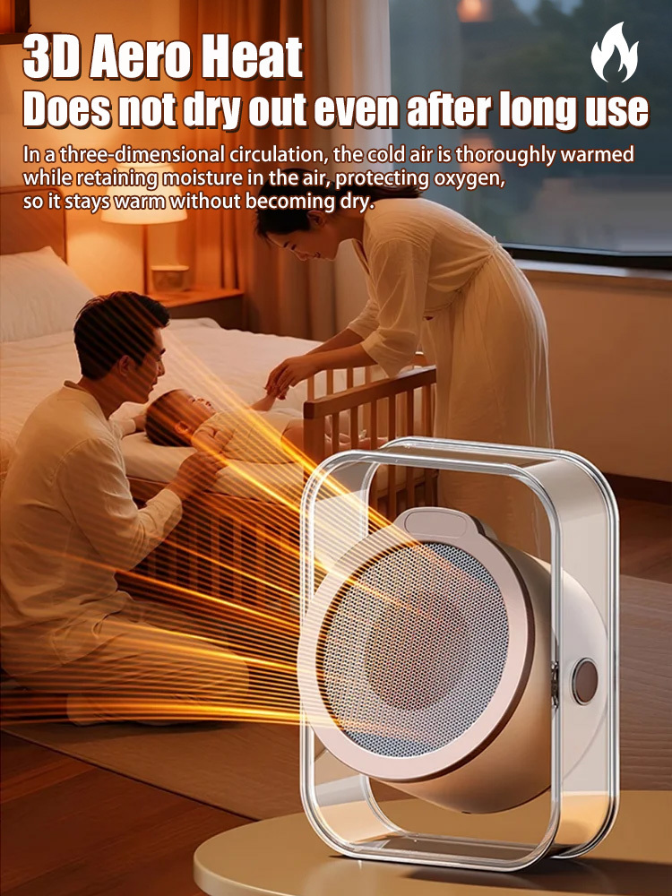 【Warms the entire room】 Flame Mountain Heater