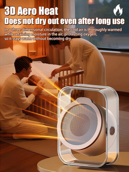 【Warms the entire room】 Flame Mountain Heater