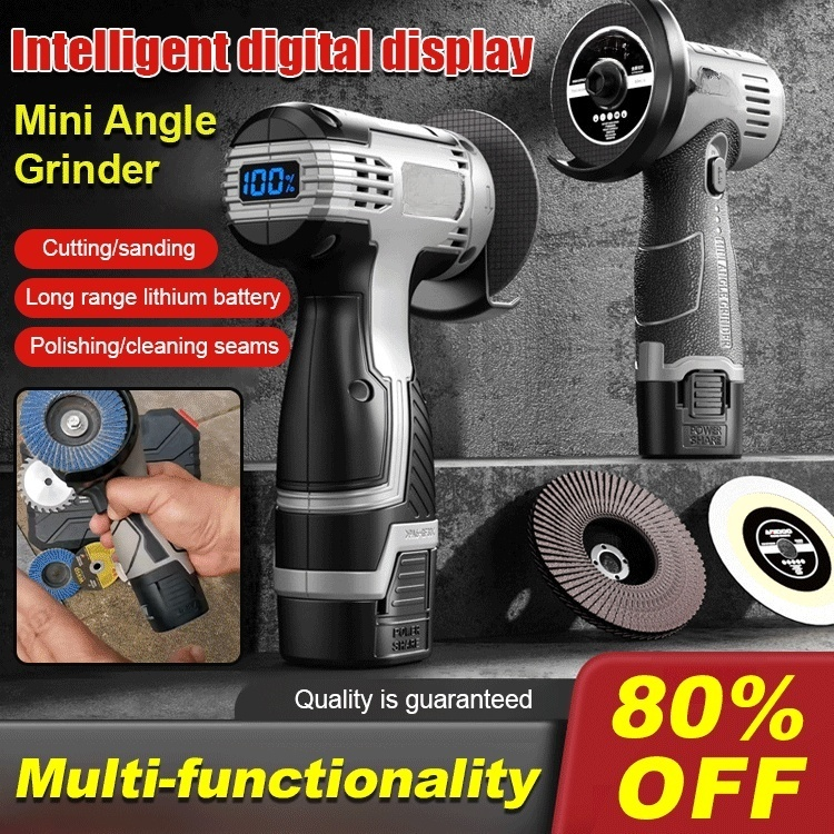 【Intelligent digital display】German multifunctional angle grinder