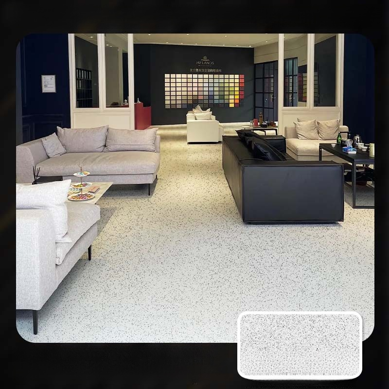 Imitation marble colored sand self-leveling floor paint