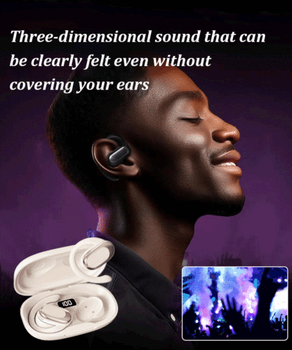 Wireless Bluetooth headset without ear hook