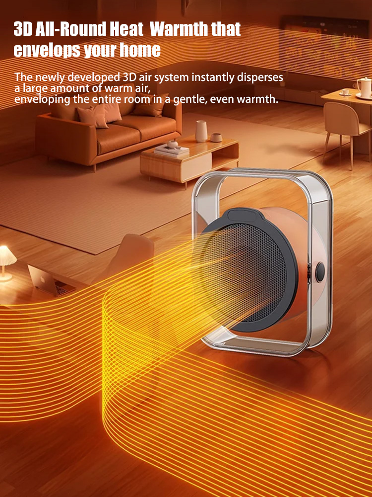 【Warms the entire room】 Flame Mountain Heater