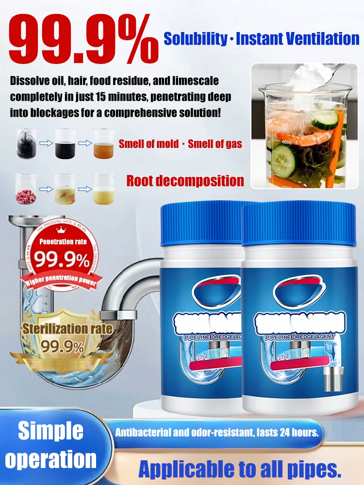 [99.9% Powerful Drain Cleaning Agent]