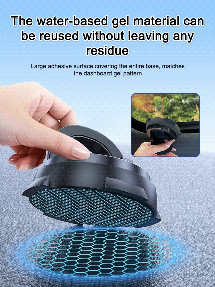 Intelligent suction cup multifunction console with navigation phone holder