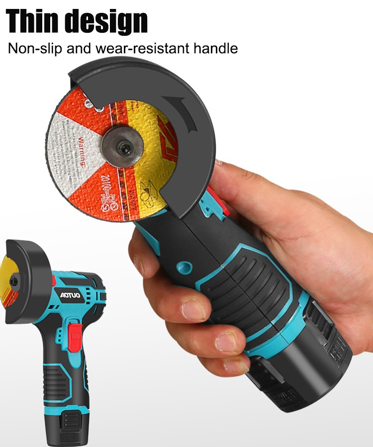 【Lithium battery polishing machine】Mini lithium battery angle grinder