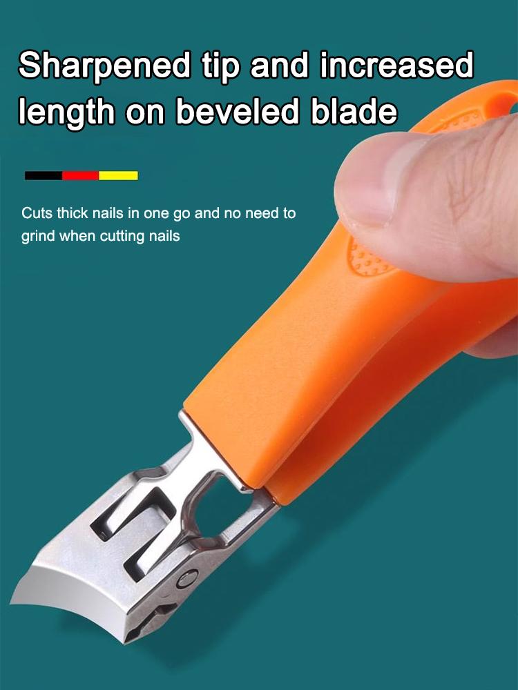 [Must-have for paronychia] Large beveled anti-splash nail clippers
