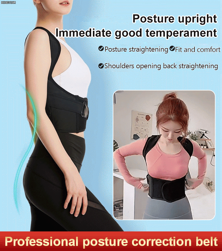 Professional posture correction belt
