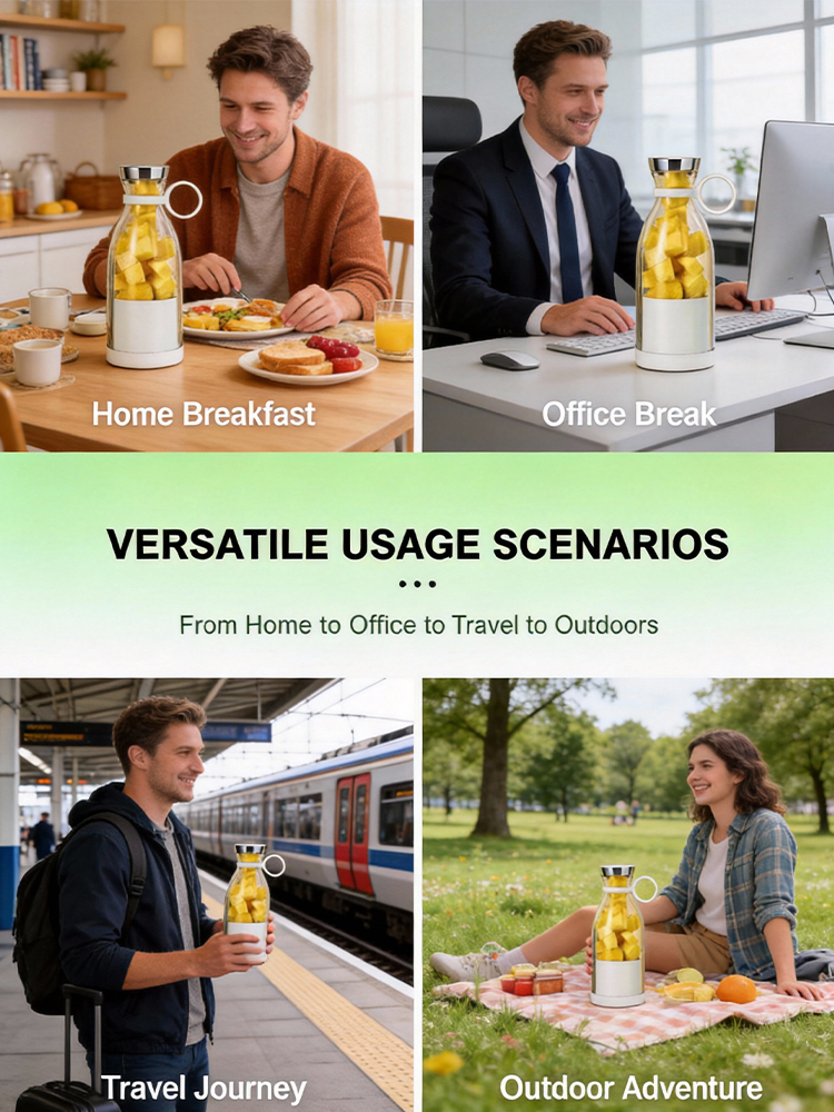 Travel Mini Electric Juicer Cup❄️Enjoy Fresh Smoothies in 30 Seconds🍄Enjoy Blending Anytime, Anywhere💧